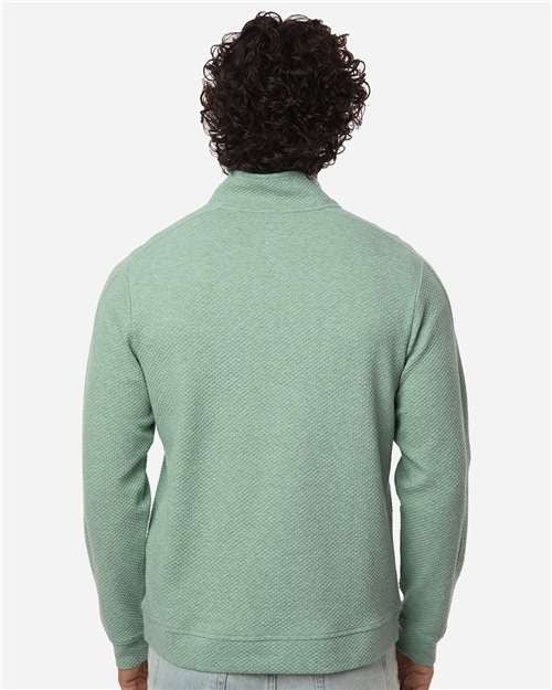 North End Men's Spirit Textured Quarter-Zip Pullover-5