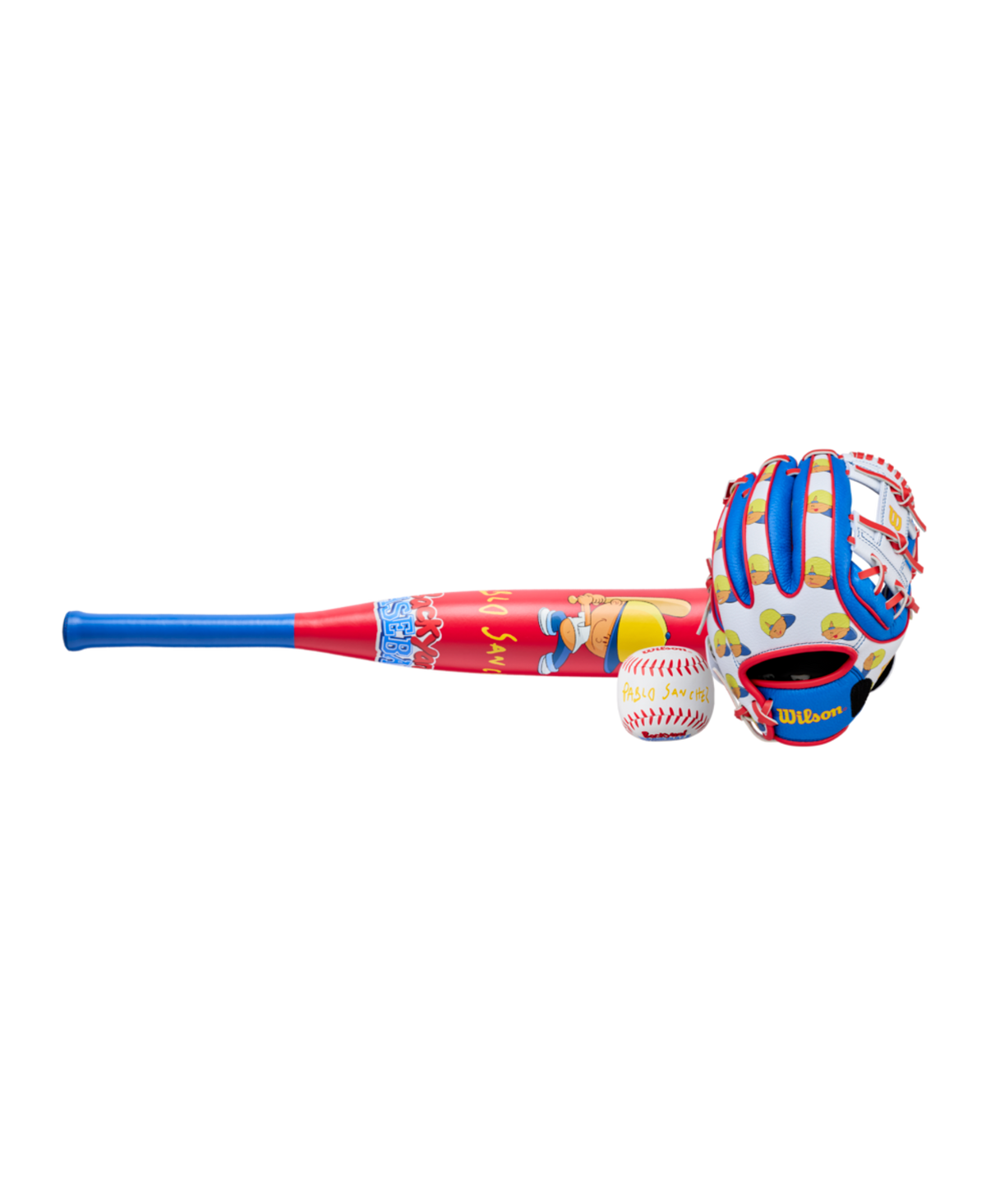 Wilson Men's Byb A200 Glove Bat Ball Combo Lht-4