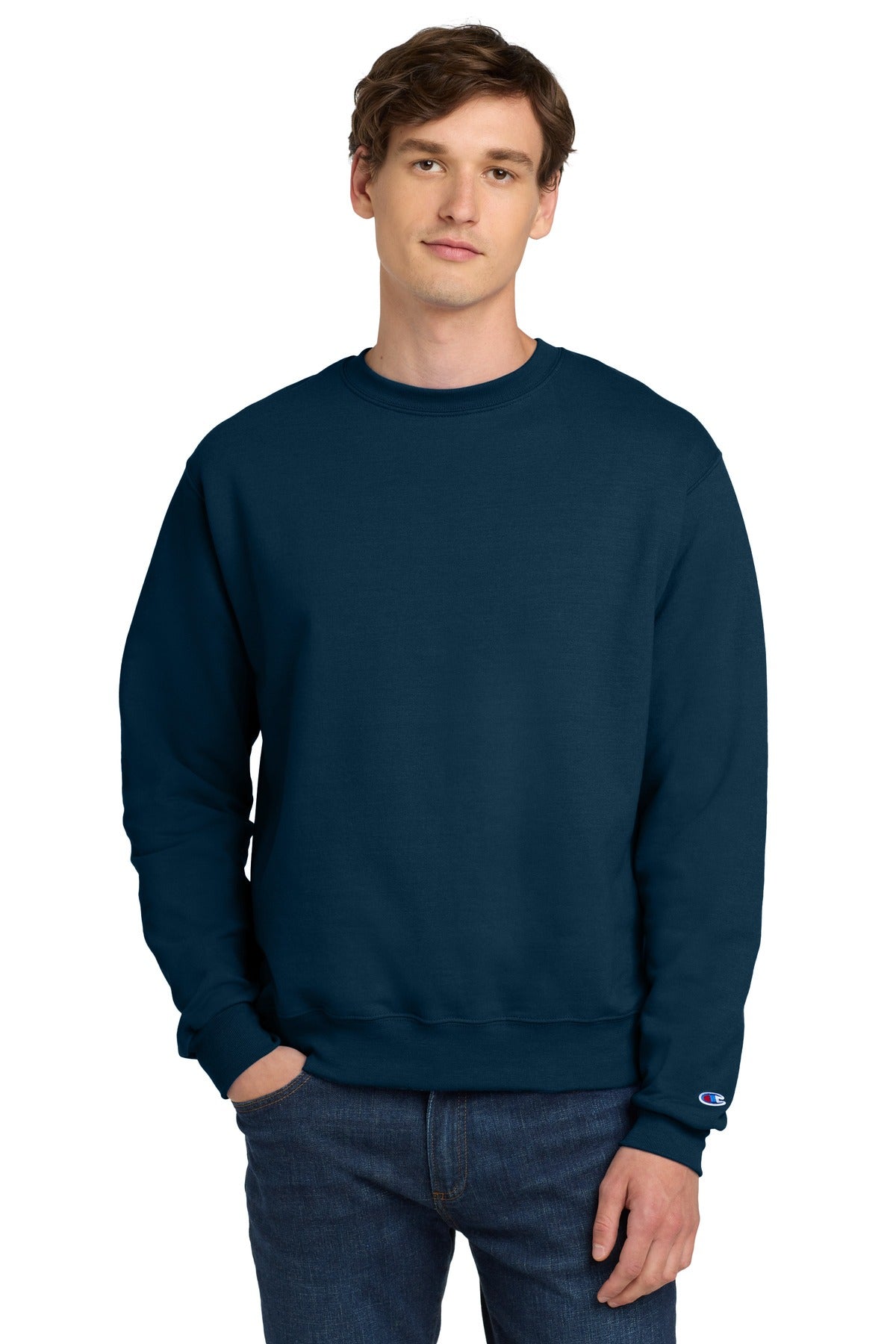 Champion Men's Powerblend Crewneck Sweatshirt Mens Apparel Sweatshirts & Fleece