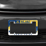 Rico Industries NCAA North Carolina A&T Aggies Primary 12" x 6" Chrome License Plate Frame-1