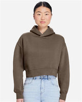 Lane Seven Women's Relaxed Cropped Hoodie Sweatshirt-3