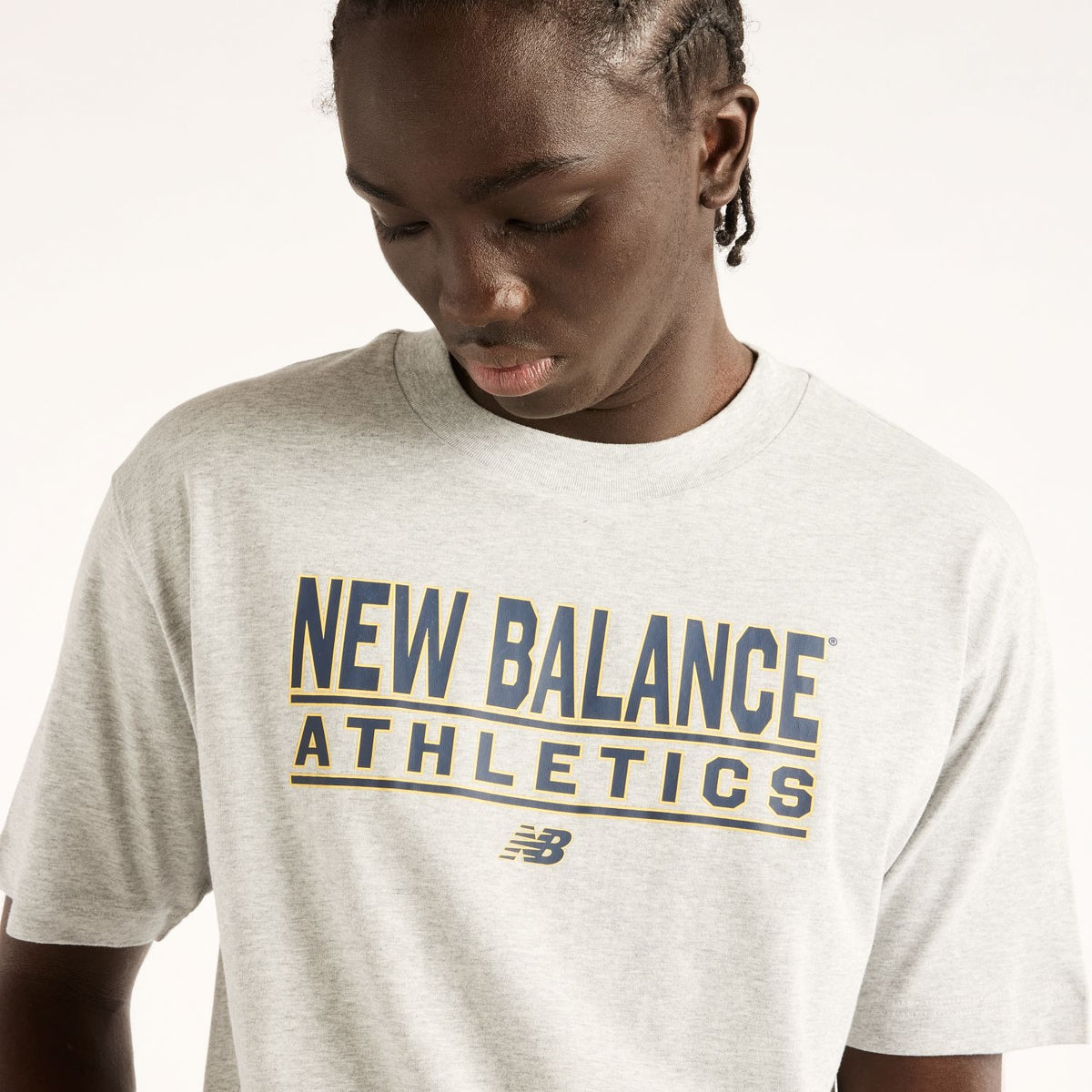 New Balance Men's Collegiate Stacked T-Shirt-3