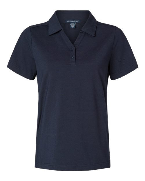 Devon & Jones Women's Motion Shadow Stripe Polo-1
