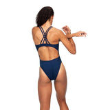 Mizuno Women's Exer Double Cross Back Swimsuit-4