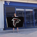 Rico Industries NFL  Atlanta Falcons Standard 3' x 5' Banner Flag-4