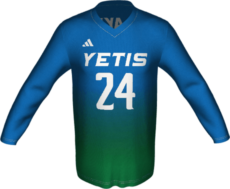 Adidas Long Sleeve V-Neck Utility Shocklite Jersey League Outfitters