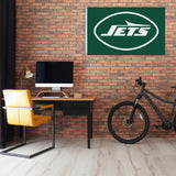 Rico Industries NFL  New York Jets Primary Logo 3' x 5' Banner Flag-1