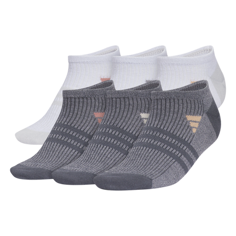 adidas Women's Superlite 3.0 6-Pack No Show Sock Unisex Accessories Socks