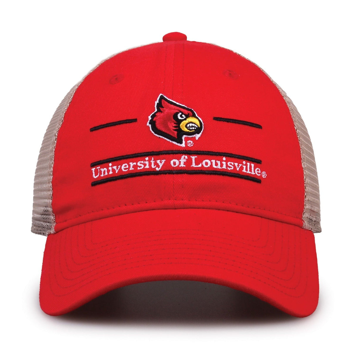 The Game Headwear Louisville Split Bar Trucker Hat