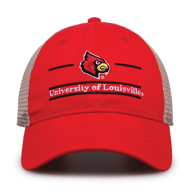 The Game Headwear Louisville Split Bar Trucker Hat