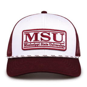 The Game Headwear Mississippi State Rope Trucker Hat