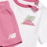 New Balance Infant & Toddler Sticker Graphic T-Shirt & Shorts Set-3