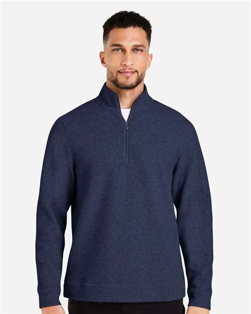 North End Men's Spirit Textured Quarter-Zip Pullover-3