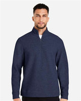 North End Men's Spirit Textured Quarter-Zip Pullover-3