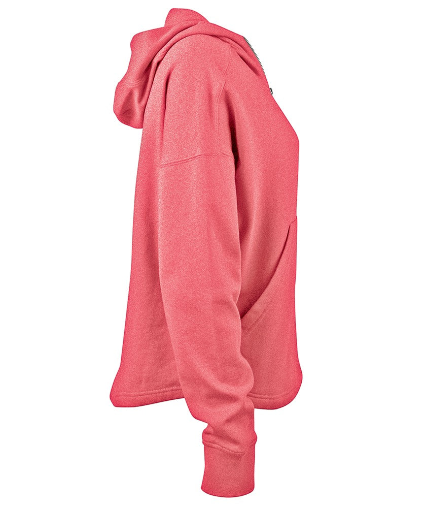 Charles River Women's Willow Scallop Hem Hoodie-4