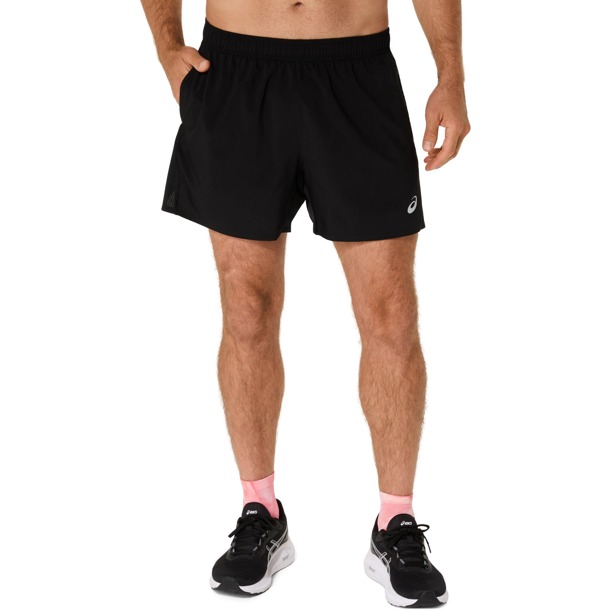Asics Men's Silver 5-Inch Shorts-1