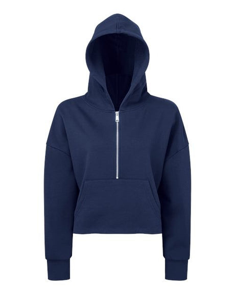 TriDri Women's Alice Half-Zip Hooded Sweatshirt