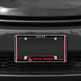 Rico Industries NCAA Central Missouri Mules Classic 12" x 6" Chrome License Plate Frame-1