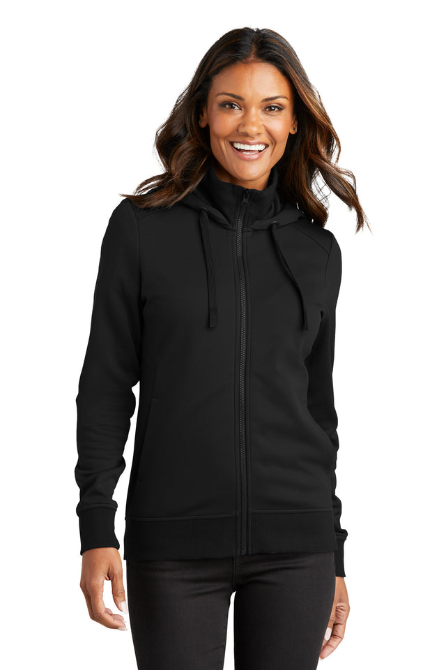 Port Authority Women's   Smooth Fleece Hooded Jacket L814