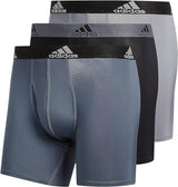 adidas Men's Big & Tall Stretch Cotton 3-Pack Boxer Brief adidas