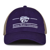 The Game Headwear Kansas State Split Bar Trucker Hat