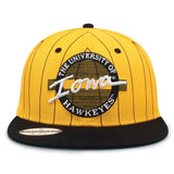 The Game Headwear Iowa Flat Brim Snapback Hat