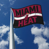 Rico Industries NBA  Miami Heat Bold 3' x 5' Banner Flag-2