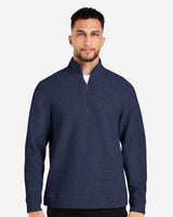 North End Men's Spirit Textured Quarter-Zip Pullover