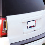 Rico Industries NFL  New England Patriots Wave 12" x 6" Chrome License Plate Frame-3