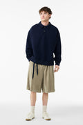 Bella + Canvas Men's   10-Ounce Polo Sweatshirt