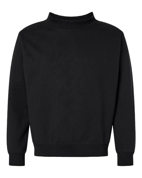 LAT Men's Mock Neck Fleece Sweatshirt-1