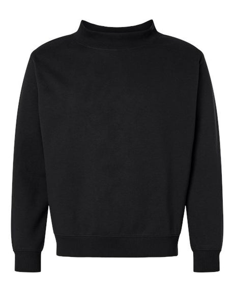 LAT Men's Mock Neck Fleece Sweatshirt-1
