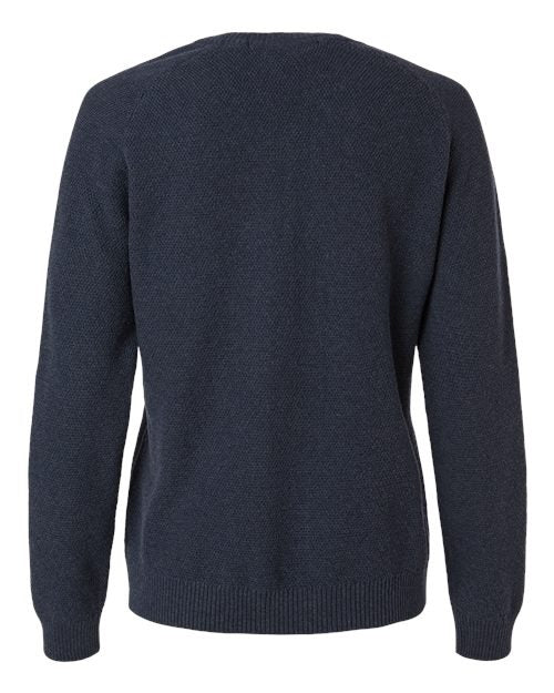 Devon & Jones Women's Hartland Textured Full Zip Sweater-2