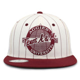 The Game Headwear Texas A&M Flat Brim Snapback Hat