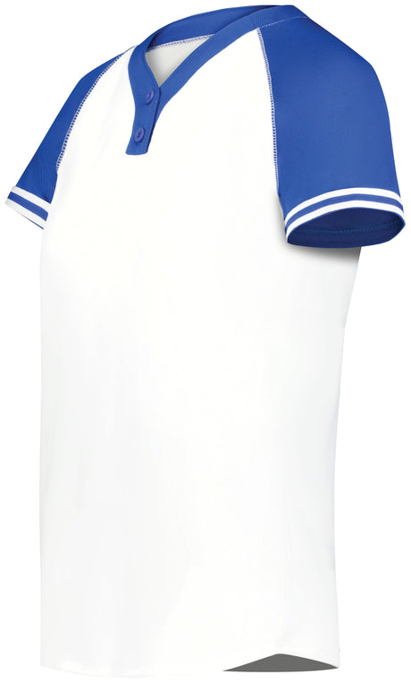 Augusta Ladies Cutter+ Henley Softball Jersey Augusta