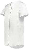 Augusta Ladies Cutter+ Full Button Softball Jersey Augusta