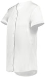 Augusta Girls Cutter+ Full Button Softball Jersey Augusta