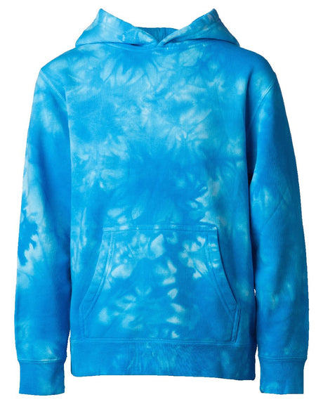 Independent Trading Co. Youth Midweight Tie-Dye Hooded Pullover Independent Trading Co.