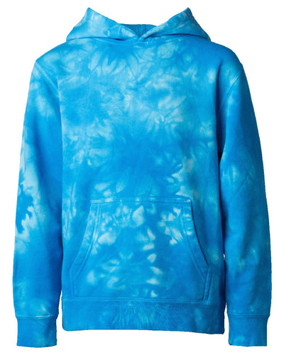 Independent Trading Co. Youth Midweight Tie-Dye Hooded Pullover