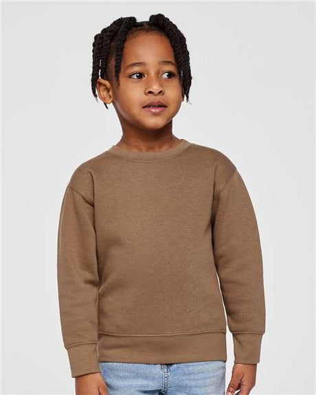 Rabbit Skins Toddler Fleece Crewneck Sweatshirt-1