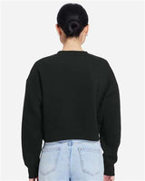 Lane Seven Women's Relaxed Cropped Crewneck Sweatshirt-5