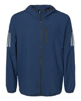 adidas Men's Hooded Full-Zip Windbreaker-1