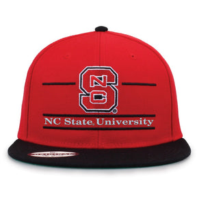 The Game Headwear NC State Flat Brim Snapback Hat
