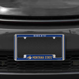 Rico Industries NCAA Montana State Bobcats Classic 12" x 6" Chrome License Plate Frame-1