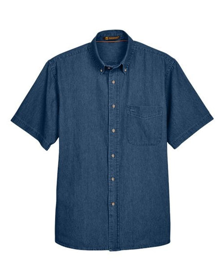 Harriton Men's Denim Shirt-1