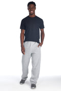 JERZEES Men's NuBlend Open Bottom Pant with Pockets 974MP