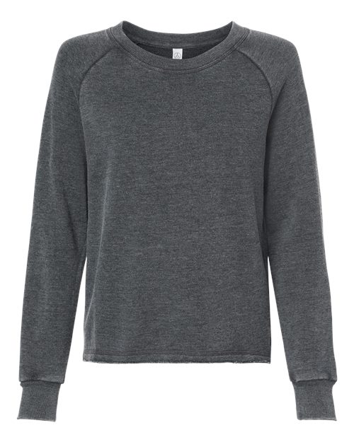 Alternative Women’s Lazy Day Mineral Wash French Terry Sweatshirt-1