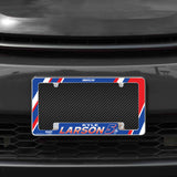 Rico Industries NASCAR  Kyle Larson 12" x 6" Chrome License Plate Frame-1