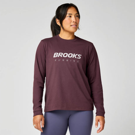 Brooks Women's Graphic Long Sleeve Top-1