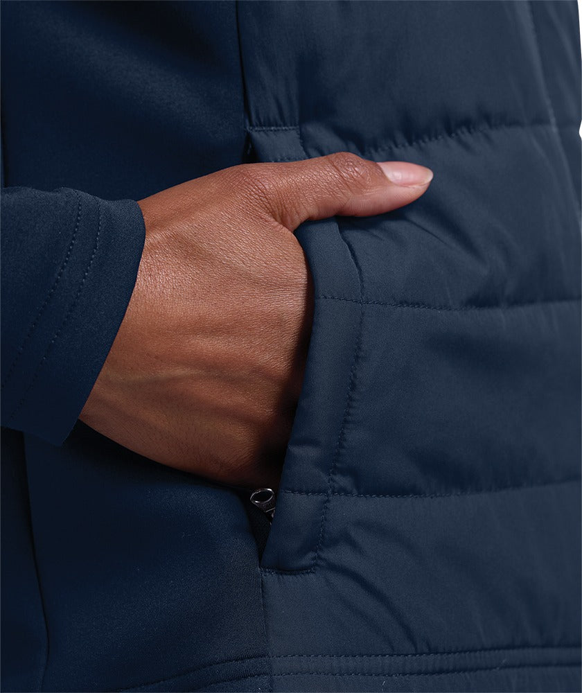 Charles River Women's Lotus Hybrid Puffer Jacket-6